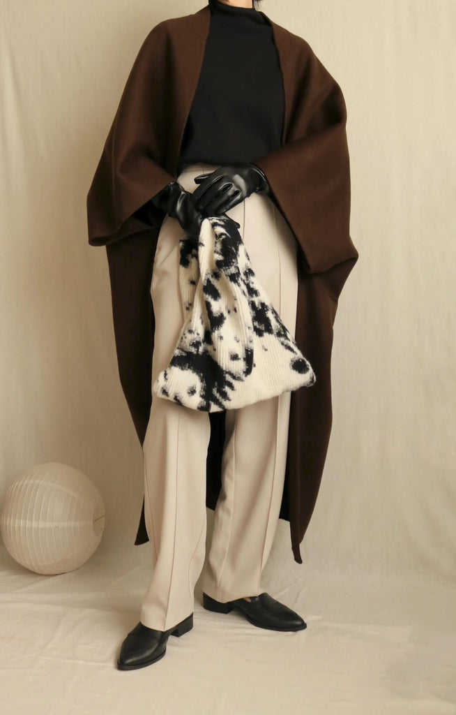Privé poncho (with crop sleeves)