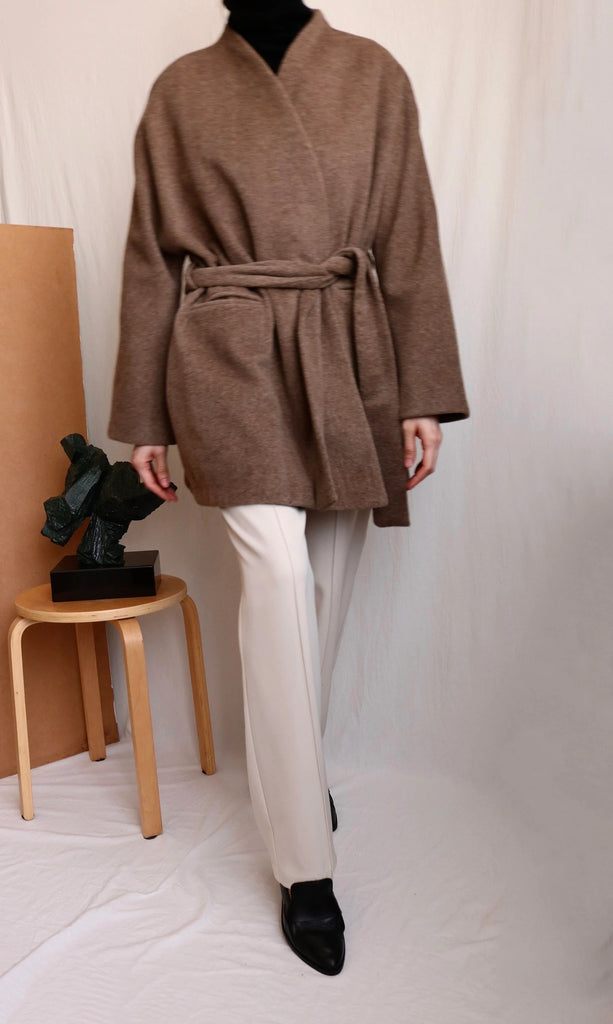 Ishiji Kimono Coat -wool blend
