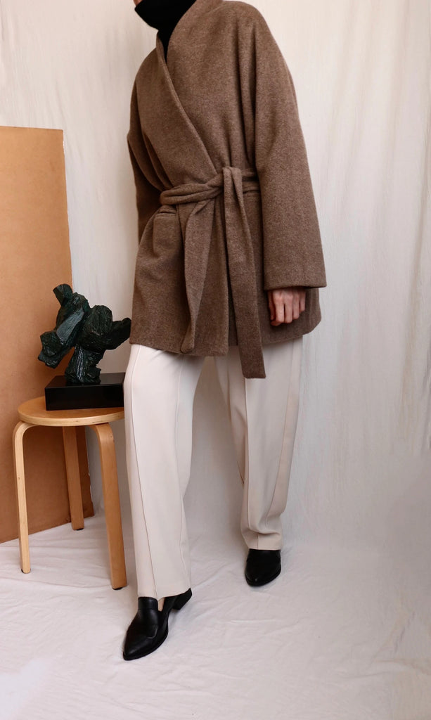Ishiji Kimono Coat -wool blend