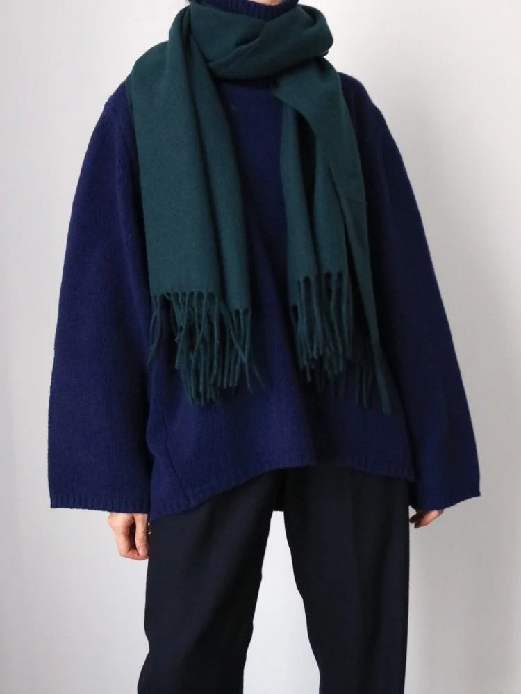 Lambswool scarf - Forest