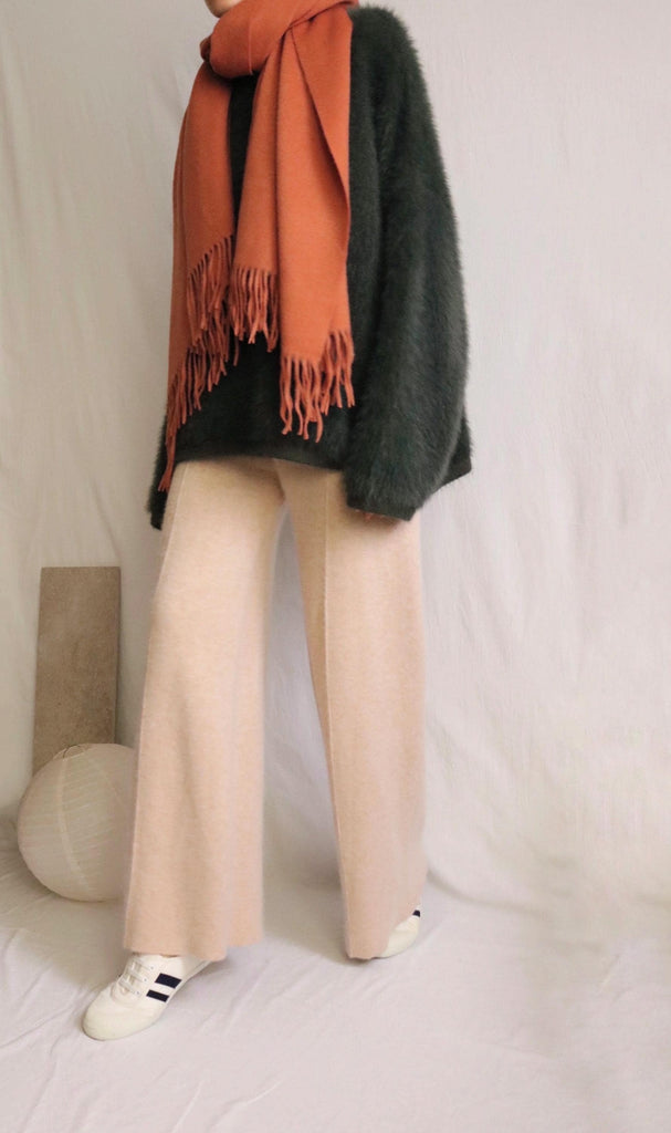 Lambswool scarf -Pumpkin Spice