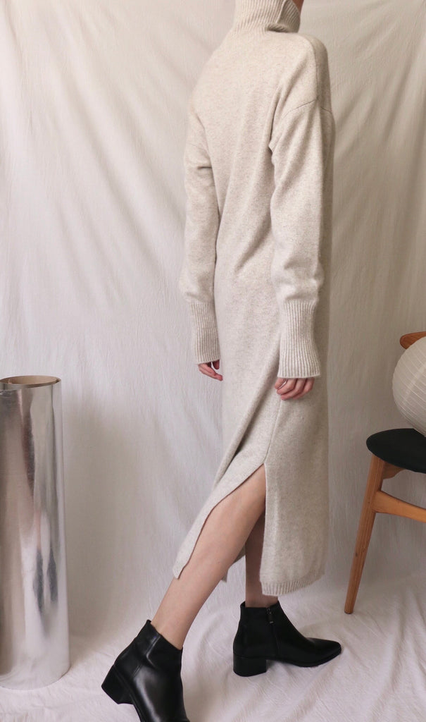 Claudette Dress - light heather gray /115cm