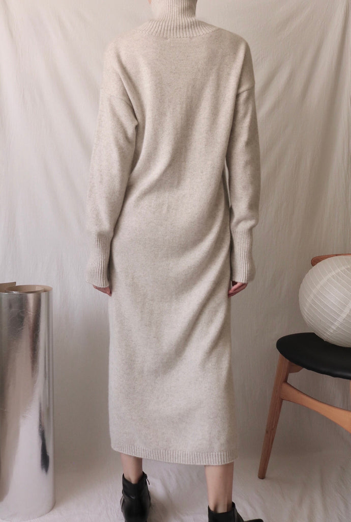 Claudette Dress - light heather gray /115cm
