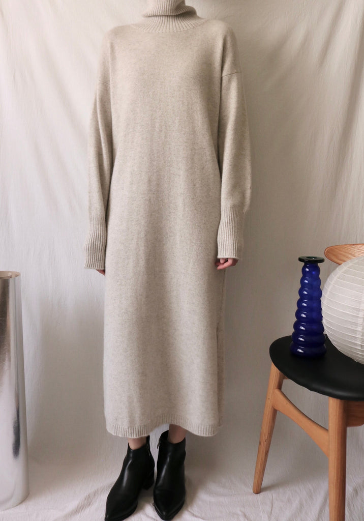 Claudette Dress - light heather gray /115cm
