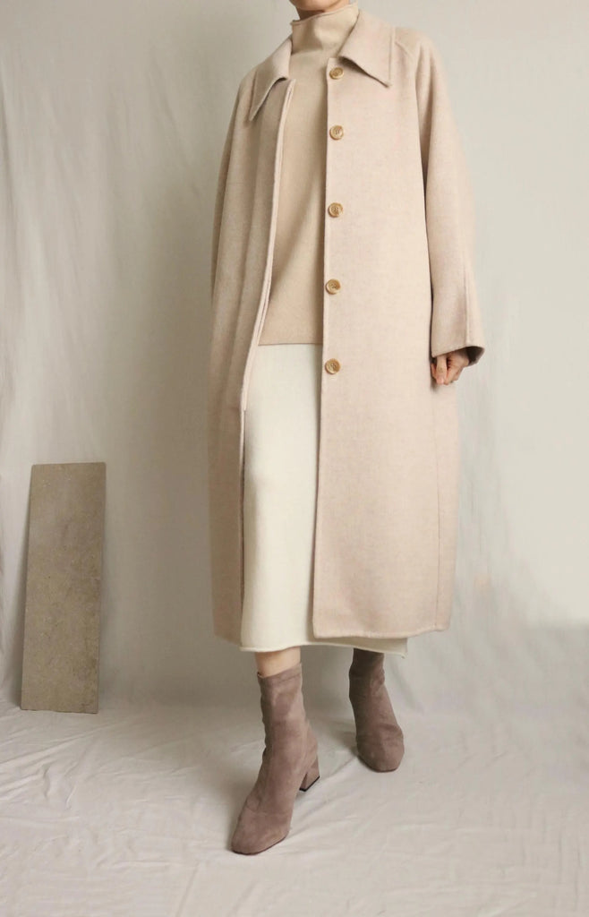 Linnea Coat- Heather Écru