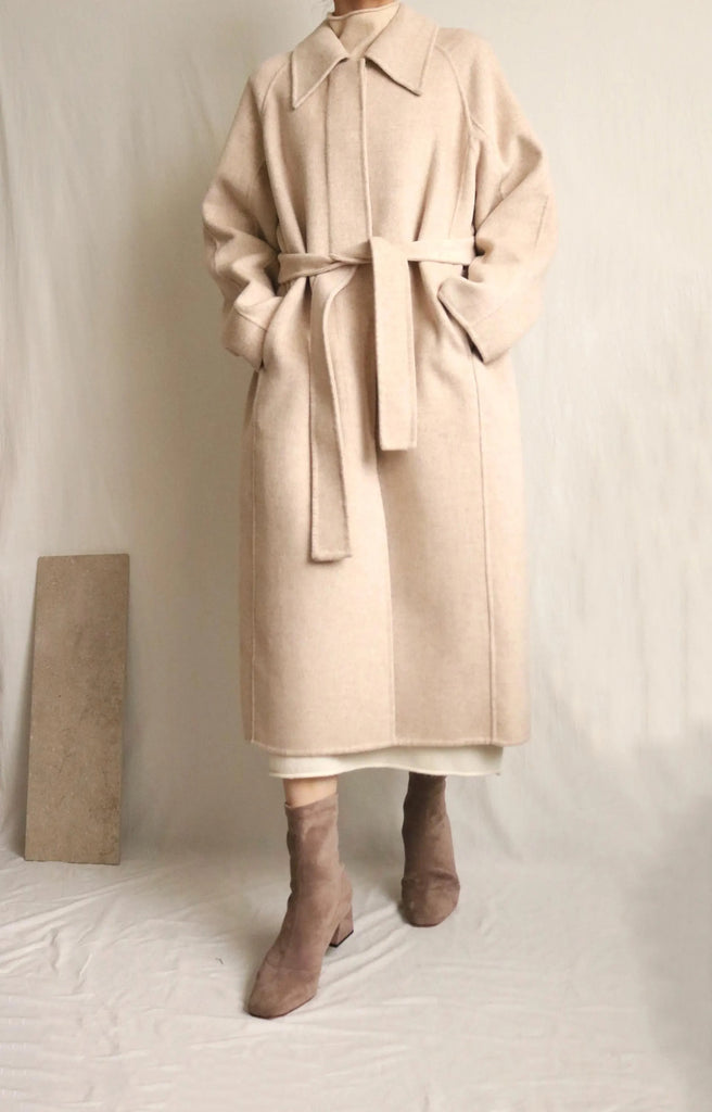 Linnea Coat- Heather Écru