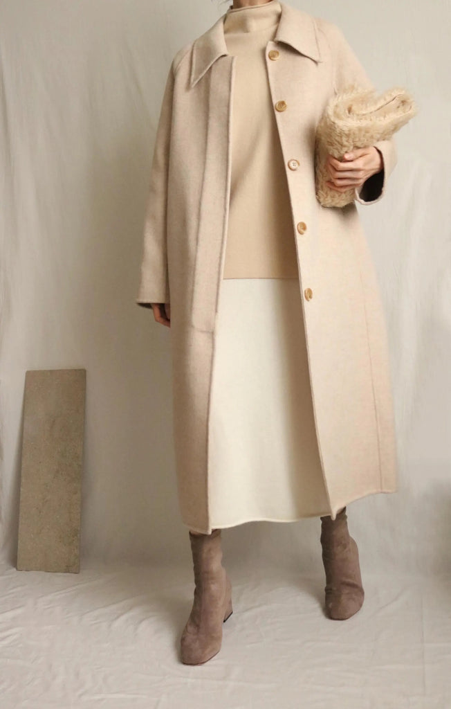 Linnea Coat- Heather Écru