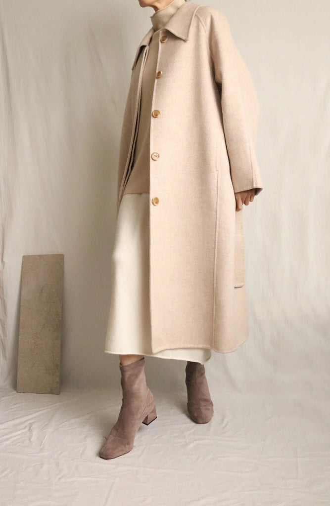 Linnea Coat- Heather Écru