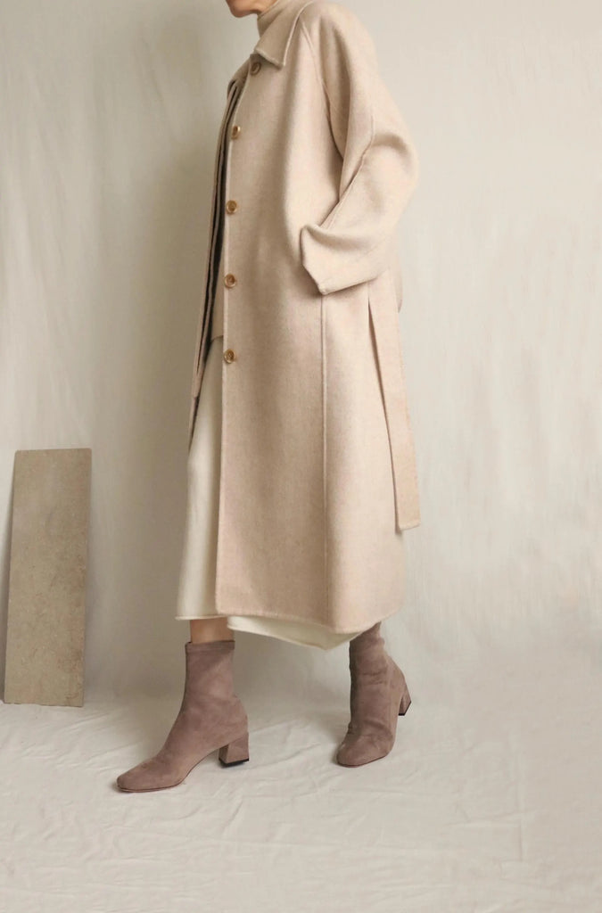 Linnea Coat- Heather Écru