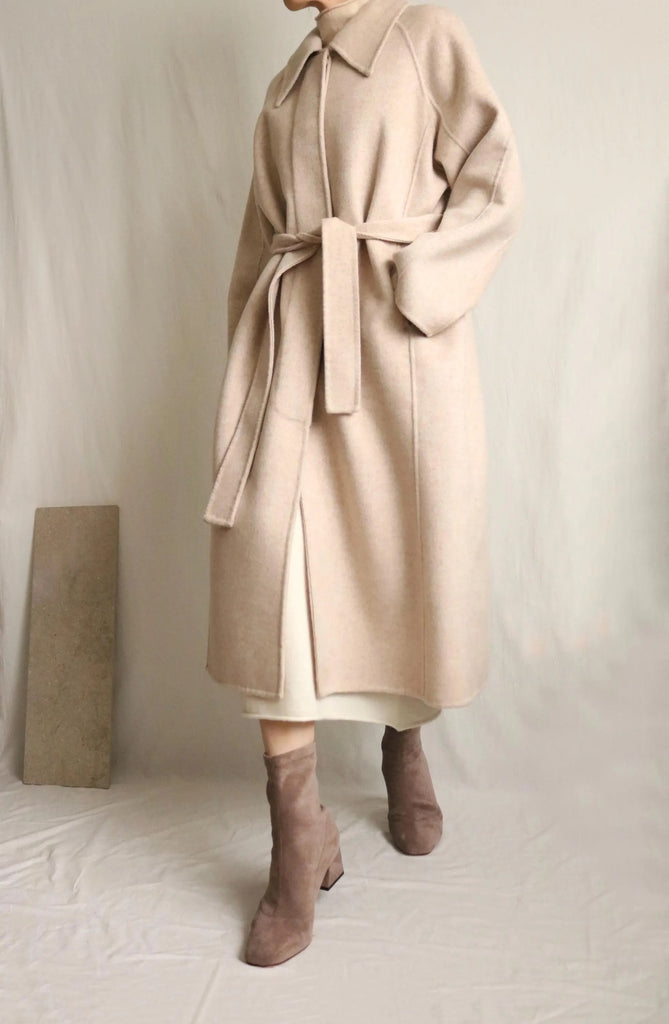 Linnea Coat- Heather Écru