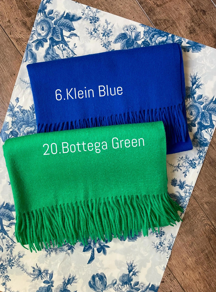 Lambswool scarf - The Blue Series