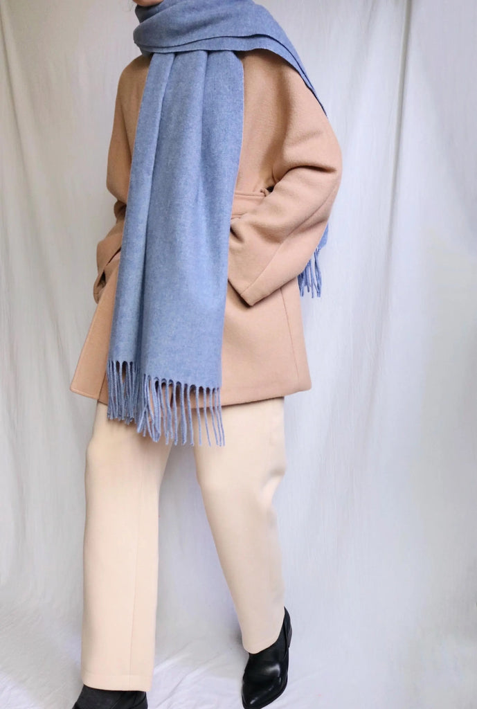Lambswool scarf - The Blue Series