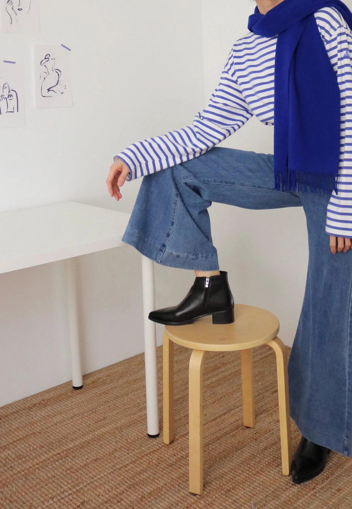 Lambswool scarf - The Blue Series