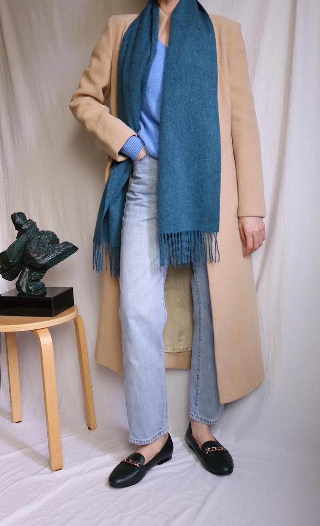 Lambswool scarf - The Blue Series