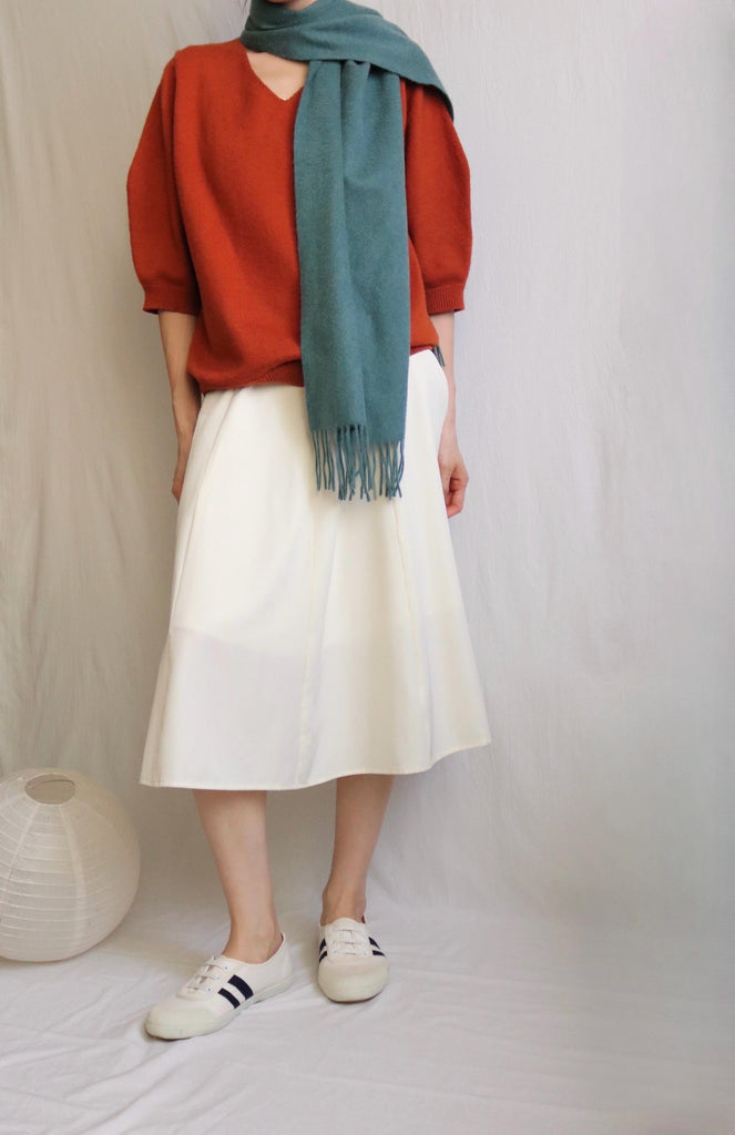 Lambswool scarf- Seafoam