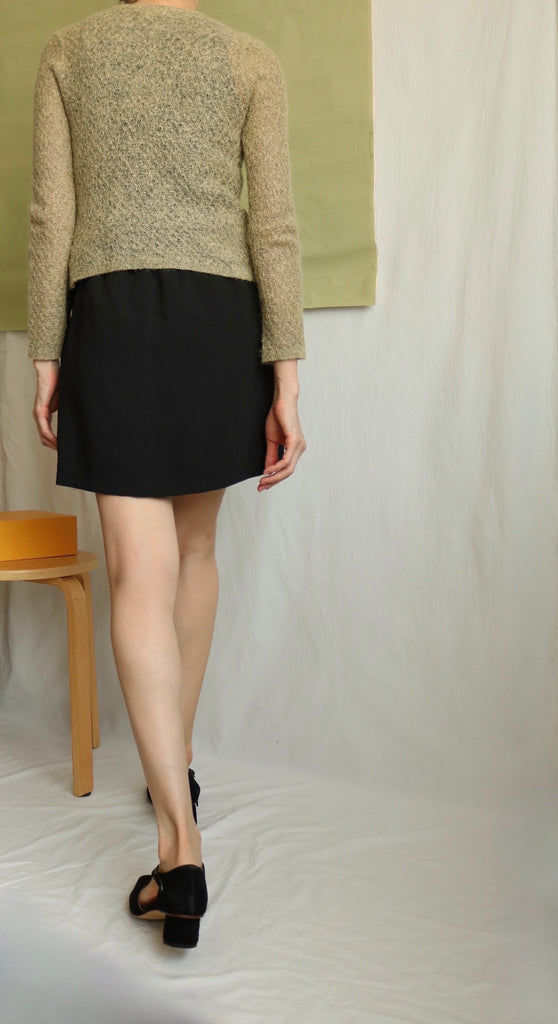 Vintage moss green cardigan