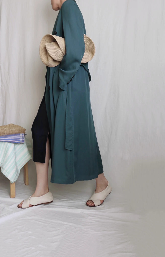 peintre wrap skirt- navy blue, 80 cm