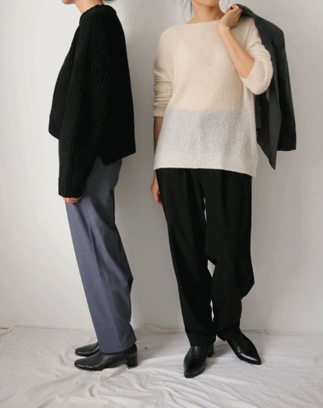 Isetan Trousers (available in black & bluish grey)