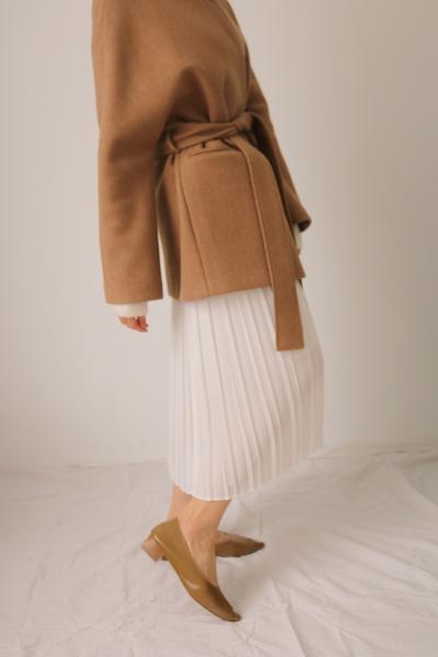Ishiji Kimono Coat - lambswool/single-faced