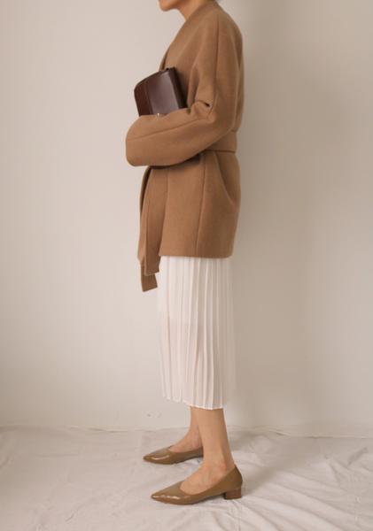 Ishiji Kimono Coat - lambswool/single-faced