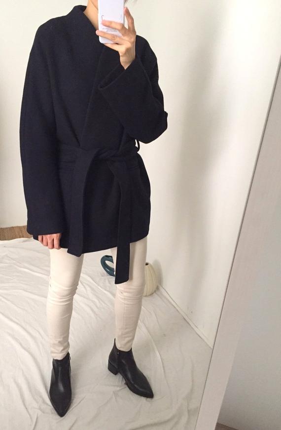 Ishiji Kimono Coat - 100% wool