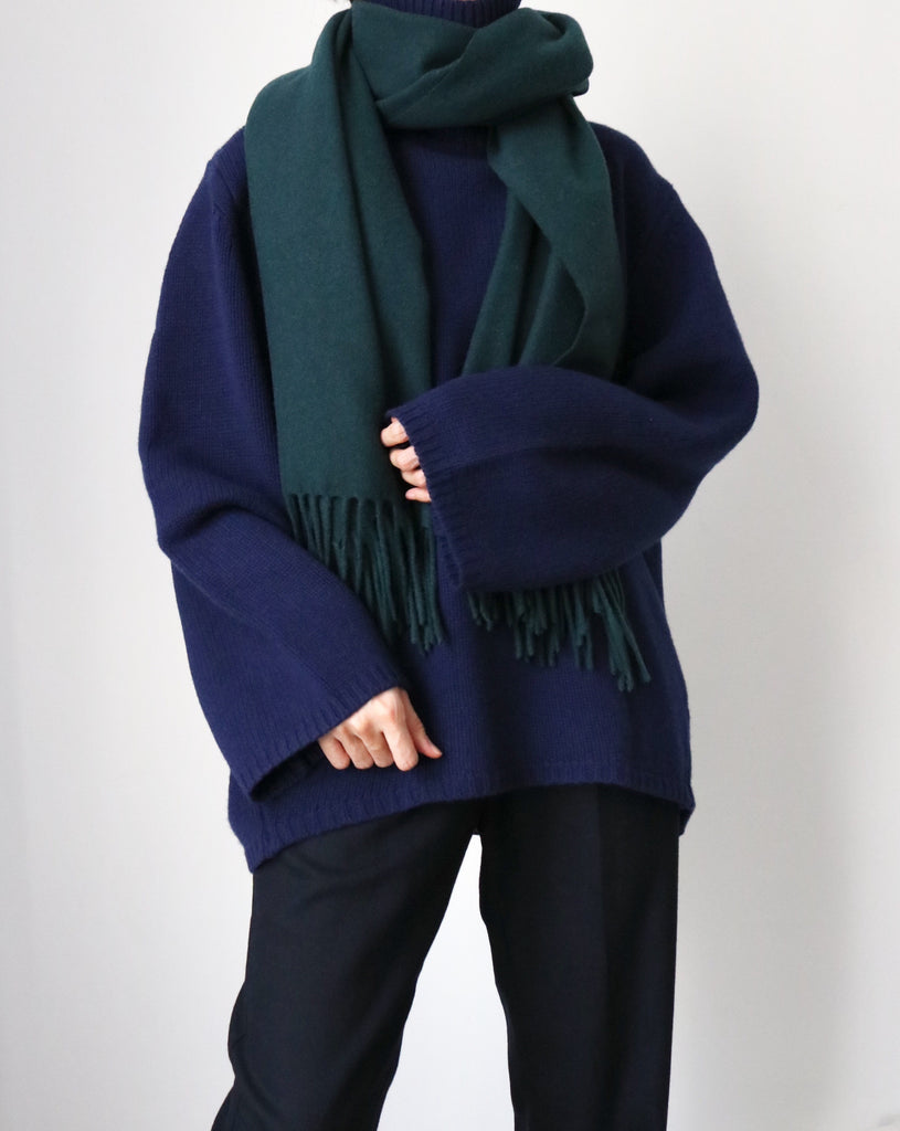 Lambswool scarf -Evergreen {more colours available}
