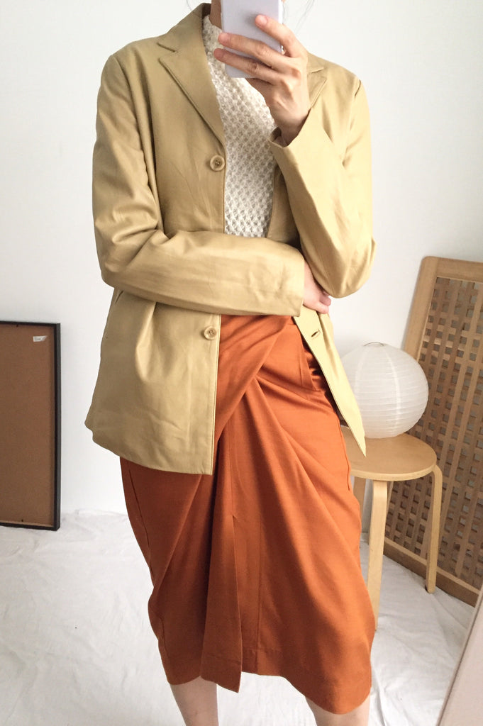 peintre wrap skirt- pumpkin , 70 cm