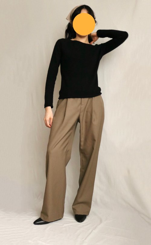 Boatneck 100% cashmere sweater