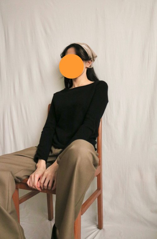 Boatneck 100% cashmere sweater
