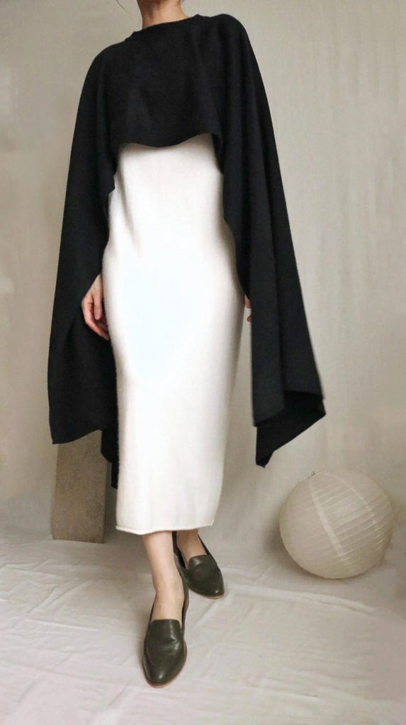 Kes multi-way poncho - black