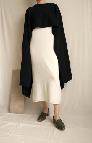 Kes multi-way poncho - black