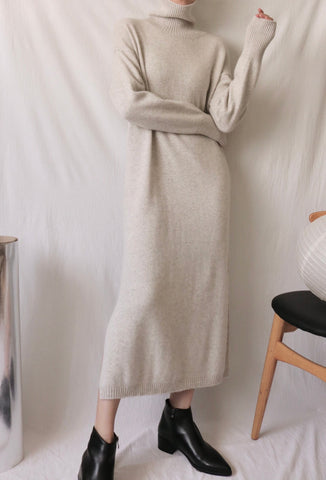 Claudette Dress - light heather gray /115cm
