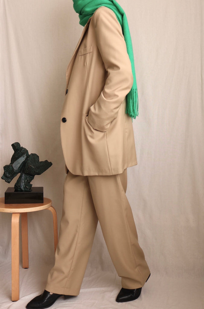 Lambswool scarf -  Bottega Green