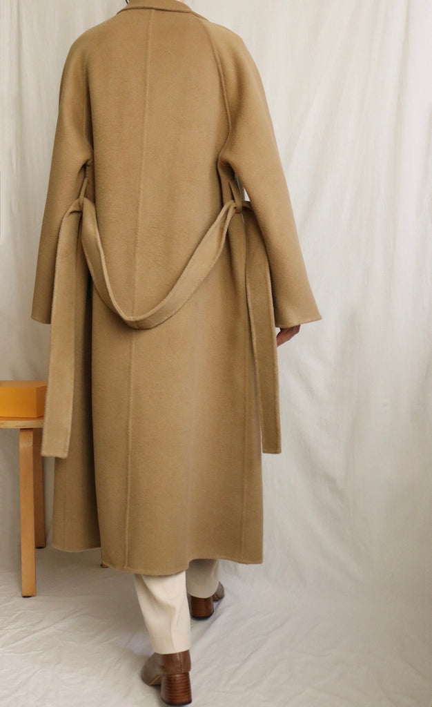 Ren Coat -maxi length, olive