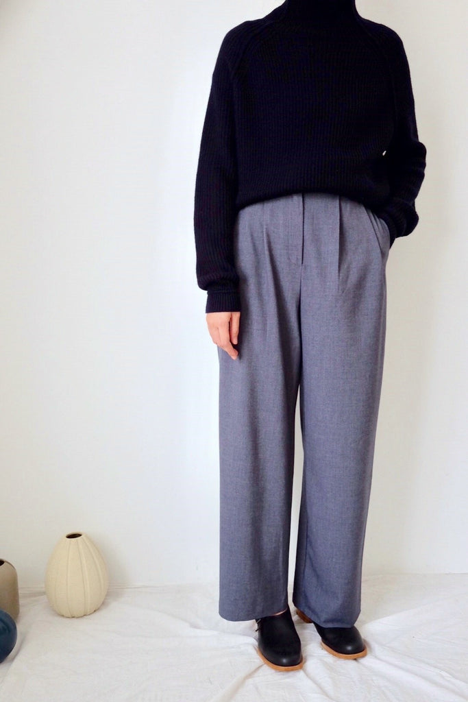 Isetan Trousers (available in black & bluish grey)