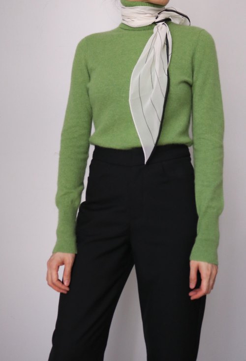 Coleen Sweater {Granny Smith, merino wool, only sz M/L left}  Sample clearance