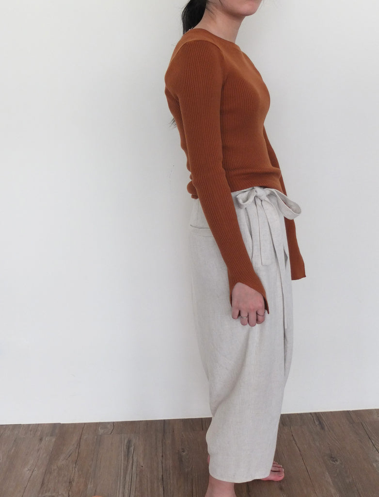 leni wrap trousers-sold out