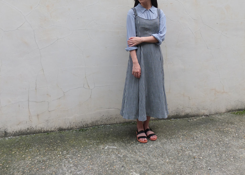 gingham dress {japanese vintage}-sold out