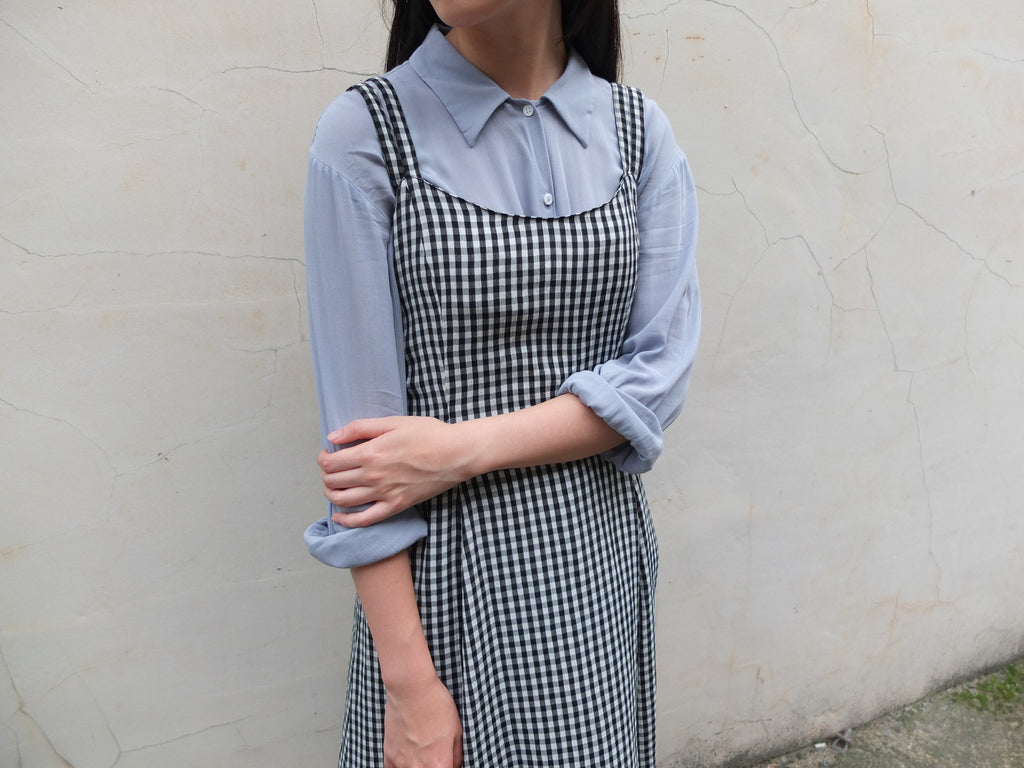 gingham dress {japanese vintage}-sold out