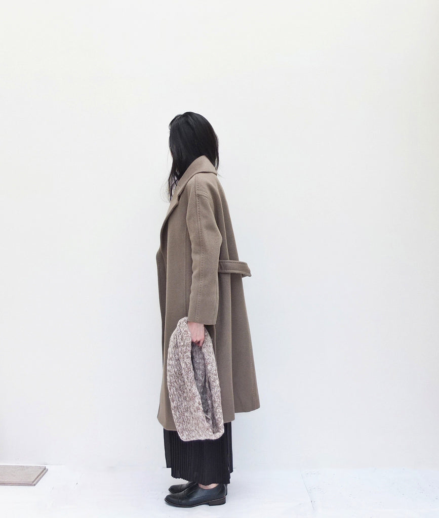 Macchiato overcoat {Handmade}- SAMPLE CLEARANCE ,SIZE MEDIUM-sold out