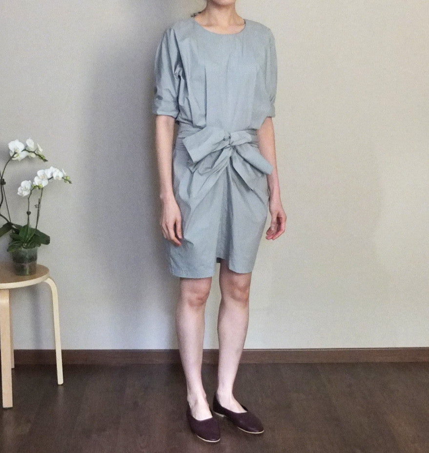 Origami dress{muted MINT}-sold out