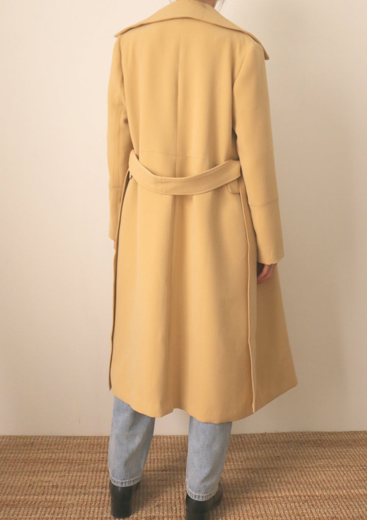 butterscotch trench coat (limited edition,fabric is imported from Japan)