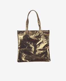 Stardust tote (available in silver and gold,pre-treated to have a distressed look)