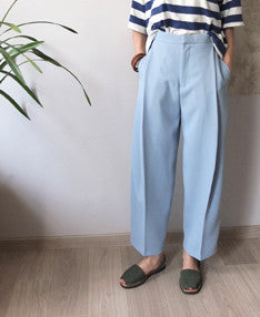 Piqué culotte pants-sold out