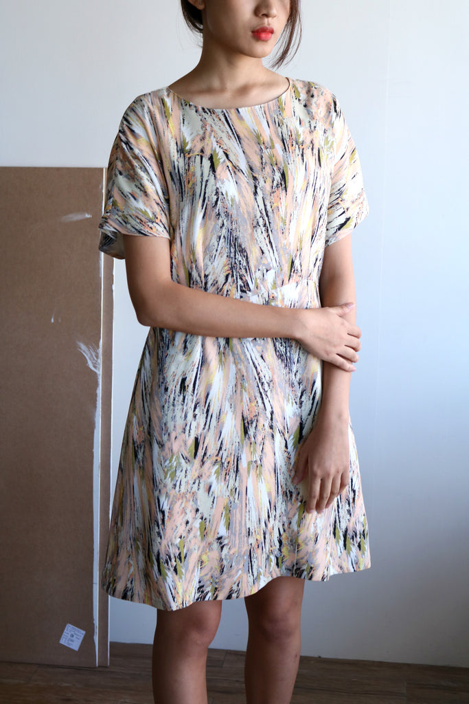 Cagiliari dress  {limited edition,fabric imported from France}-last chance
