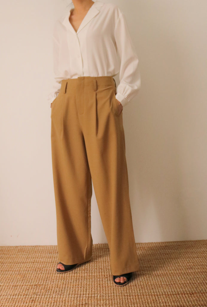 Ines maxi culottes (made with tropical wool, more colours available.)