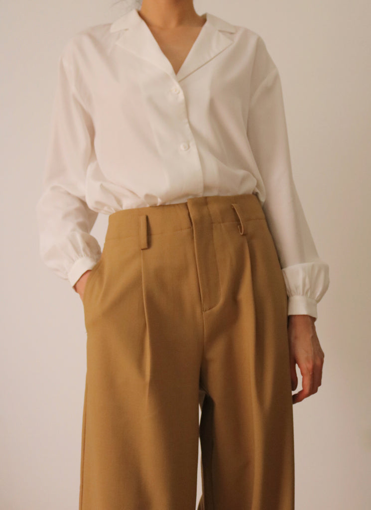 Ines maxi culottes (made with tropical wool, more colours available.)