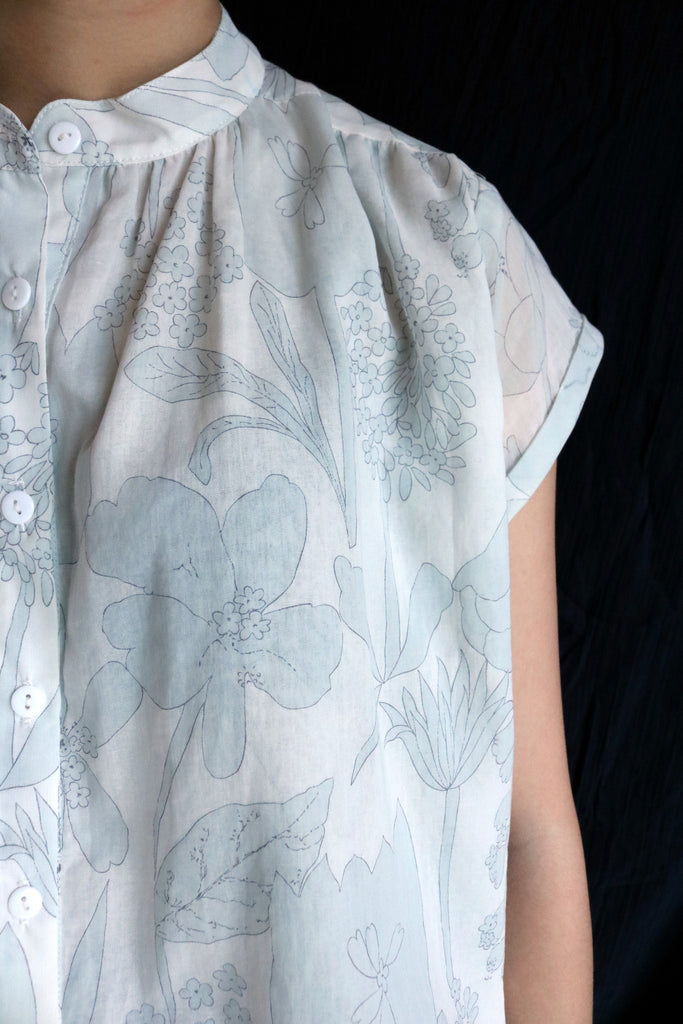 Hikari blouse (made with Japanese-made fabric,limited-edition.)-sold out