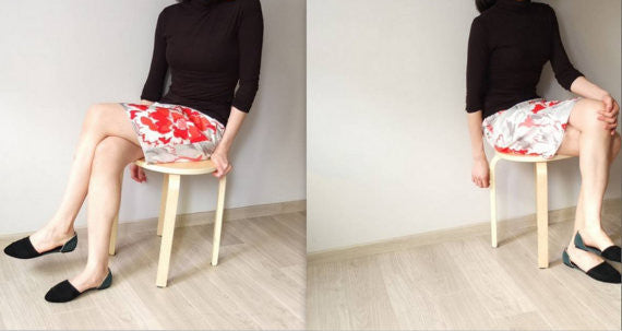 chinoiserie skirt-sold out