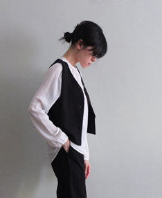 Lexington waistcoat {Black}-sold out